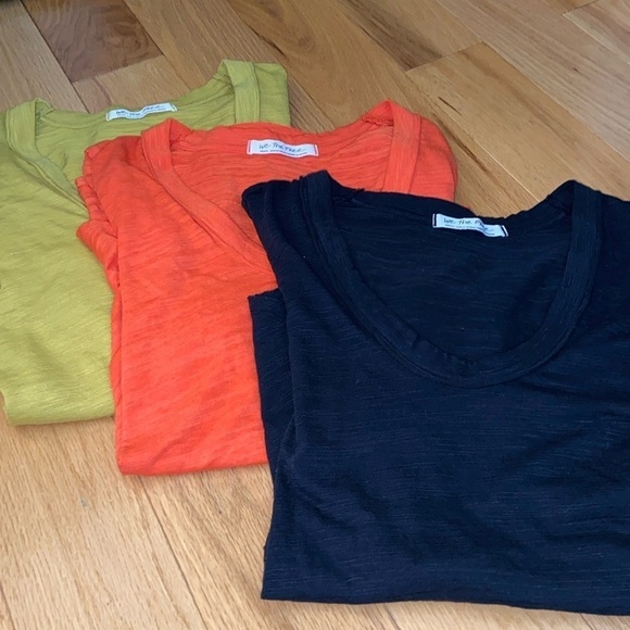 Free People We The Free Sweetness Tee x 3- all colors size S, EUC - Picture 2 of 6